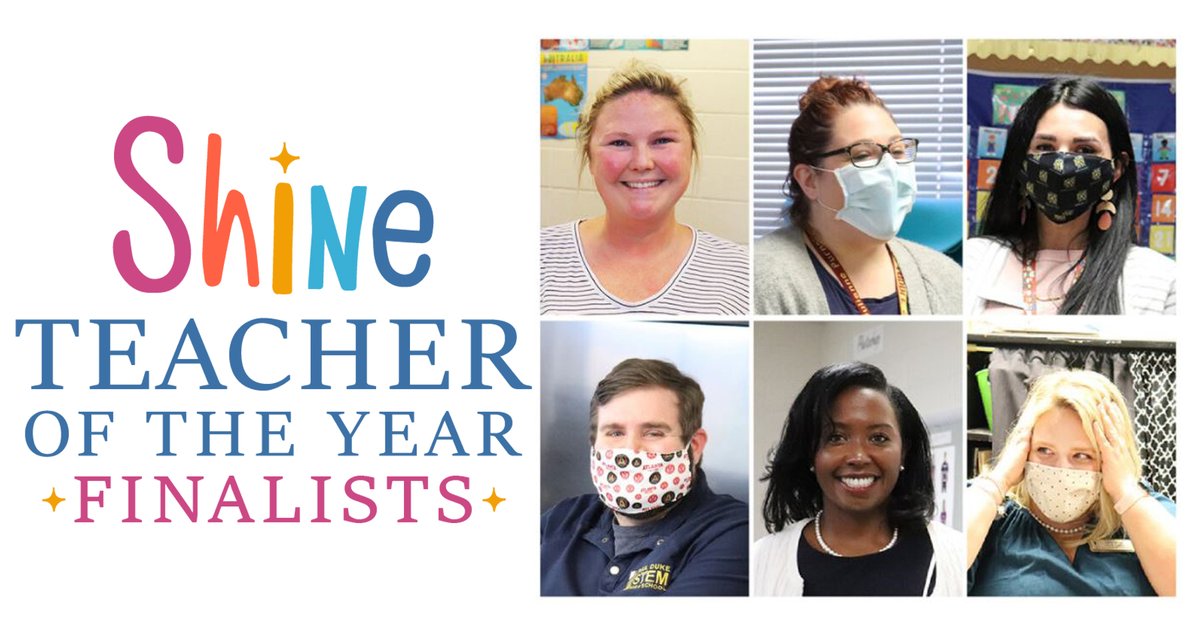 GwinnettSchools's tweet photo. Congratulations to the six finalists for the district’s 2021 Teacher of the Year (TOTY) honor! 
Learn more about these honored teachers here: https://t.co/pw5lmMSMS5 
#GCPSTOTY2021 #GCPSTOTY https://t.co/jBSyyERTjd