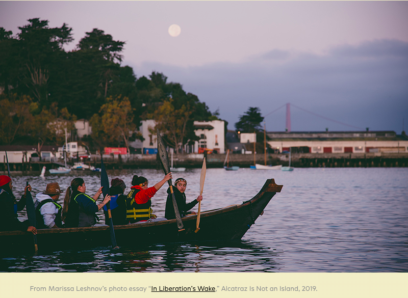 Open_Space's tweet photo. For "Now and Then," we asked contributors to previous magazine issues to revisit those works. Last year, Julian Brave NoiseCat was co-guest editor for the 13th issue, "Alcatraz Is Not an Island." Now he looks back with "Occupy Alcatraz":

https://t.co/y4rB7esNGo https://t.co/iXU9a8KTXm