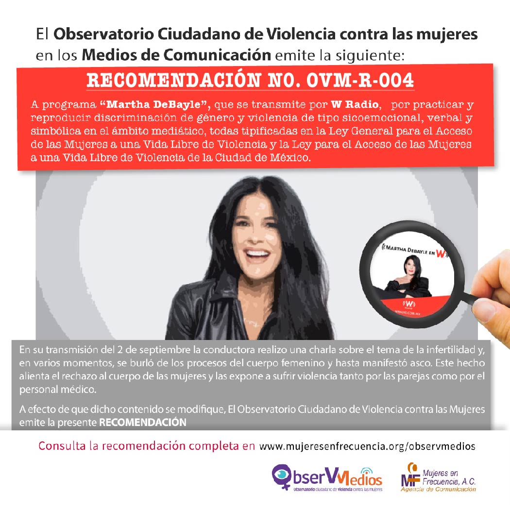 observmediosmx's tweet photo. #observmedios #losmediosmeviolentan #sexismono #SEMUJERES #proyectocoinversion2020 Secretaría de las Mujeres CDMX Mujeres en Frecuencia, A.C. Secretaría de Gobernación CONAVIM Inmujeres México Of Carmen Saavedra, #MarthaDebayle @marthadebayle  
https://t.co/qk8rOdfVUn https://t.co/1nEwnuZbzA