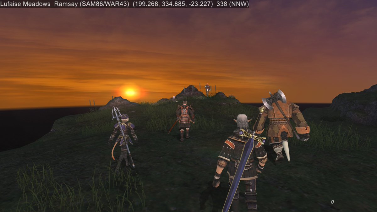 Rarevalom's tweet photo. I may know the answers,
Though one question I still hear.
What twist in fate has brought us
To roads that run so near?
#FFXI #ChainsOfPromathia #TheEnd https://t.co/4gyv9mIlSS