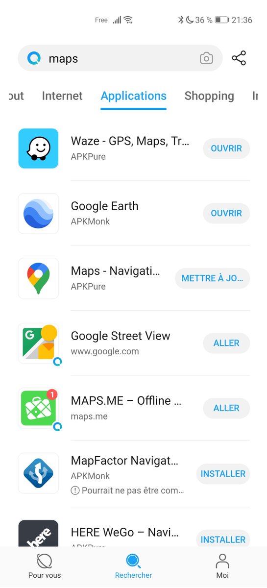 Roumain_91's tweet photo. Petal Search permet sur mon @huaweimobilefr p40 pro d'installer des applications provenant de l'AppGallery ou de télécharger des APK. Les applications sont présentes sur mon téléphone. En test grâce à @Demooz_Fr  #trybeforeyoubuy #demoozerhuawei #huaweip40pro https://t.co/ISXfGCQZtS