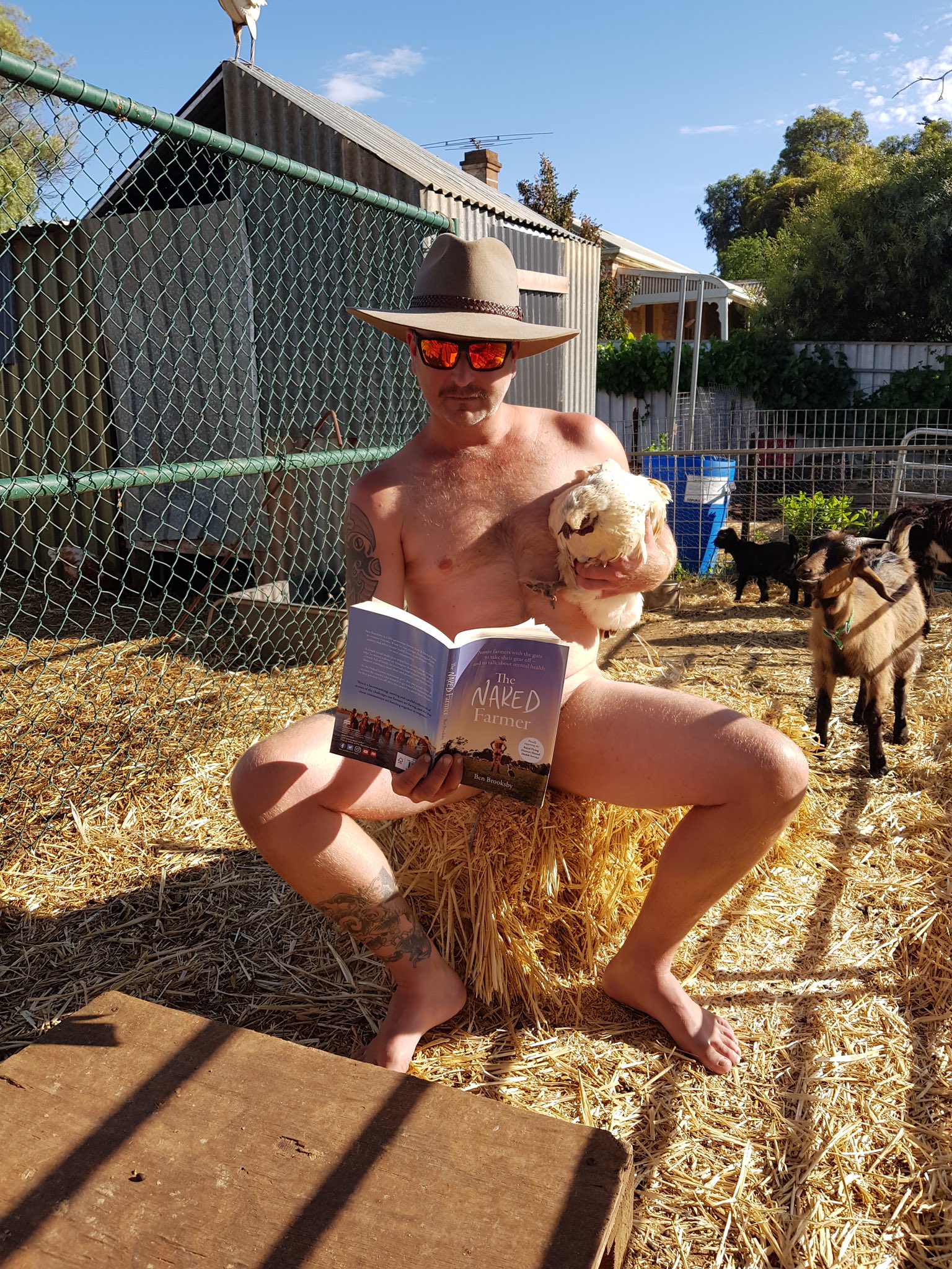 The Naked Farmer 🌾 on X: “Sometimes you find a book that's so good you  just can't put it down.” 😅 • To get your copy of the book jump over to