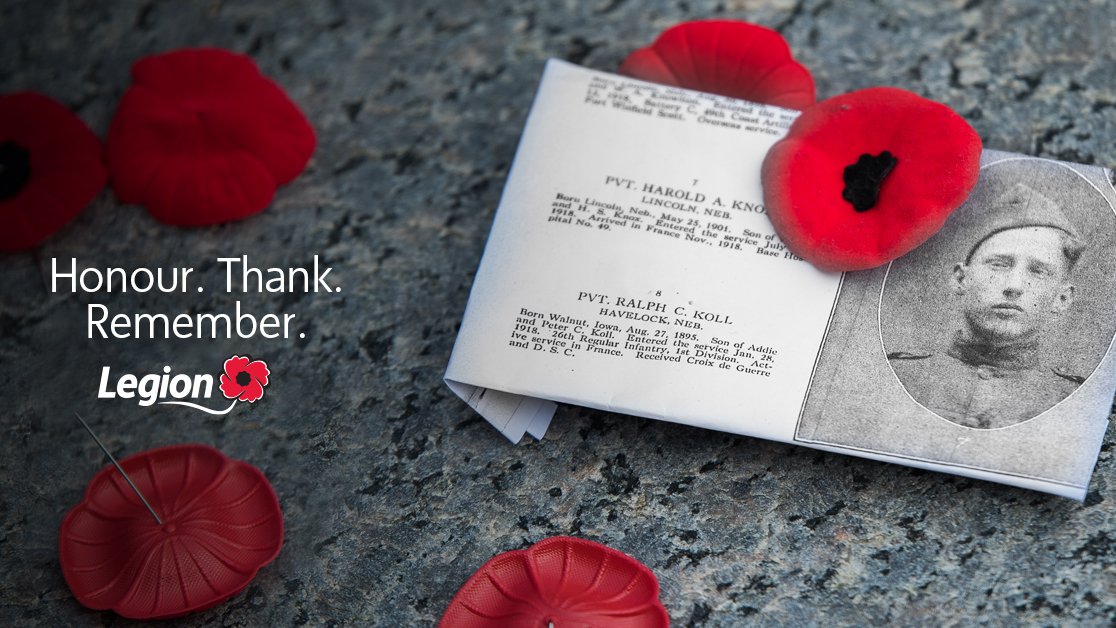 Thank you, Veterans, for your service and sacrifice. Today at 11:00 am, no matter where you are, please pause to observe two minutes of silence. #RemembranceDay