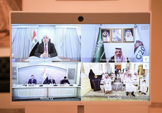 rsan_sa's tweet photo. وزير الخارجية: أمن العراق أساسي لأمن المنطقة العربية - https://t.co/5P4sozqWe1 https://t.co/01SiHPa1gv