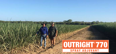 VicChem's tweet photo. "#Outright770 gives outstanding spray results across a wide range of climatic conditions & the ease of use makes the decision easy. As an added bonus, there are no bags of ammonium sulphate to lug & only 1 #adjuvant to tank mix"says Jason Bonanno intro. by Wayne @ AGNVETAyr https://t.co/Rj1wy6LUCM