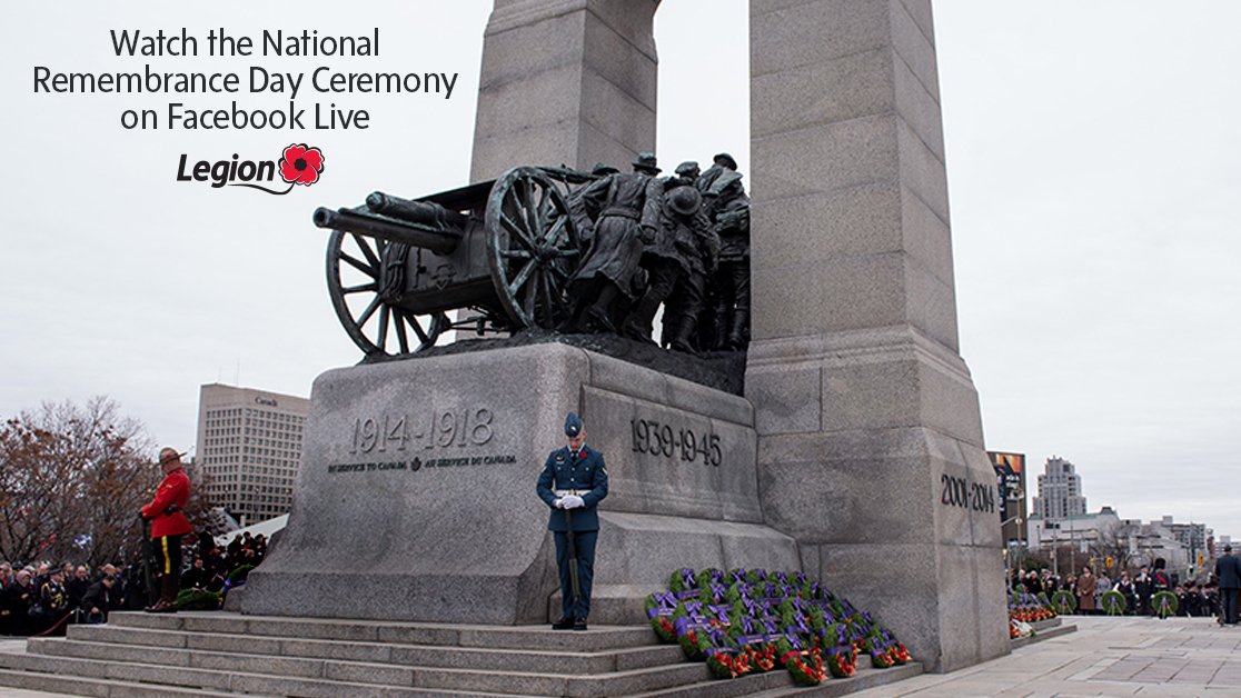 Although many of us are staying home today, we can still take time to Remember. Join us on Facebook Live at 10:45 am EST from the National Remembrance Day Ceremony in Ottawa to pay your respects. #RemembranceDay2020 #LestWeForget