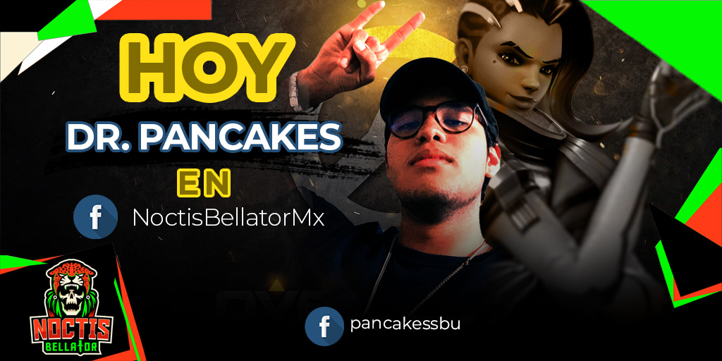 Noctis_Bellator's tweet photo. Pasé un buen rato jugando Overwatch desde su lanzamiento 🧐, pero eso no se compara con la experiencia de DR. PANCAKES. Así que todos podemos aprender algo nuevo hoy, aquí mismo en nuestro Face. ¡Espéralo!
#overwatch #facebookstreams https://t.co/ldbV8twSqz