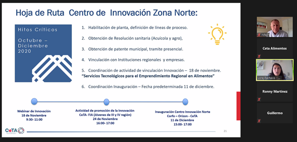 cetalimentos's tweet photo. Hoy estuvimos presentes en el Subcomité Gestor “Subproductos y Economía Circular” organizado por @corfocoquimbo y @MasMarCoquimbo, para exponer sobre el inicio de nuestras operaciones en la región de Coquimbo con el primer Centro Tecnológico de Innovación Alimentaria de la zona. https://t.co/70iFttEaiG