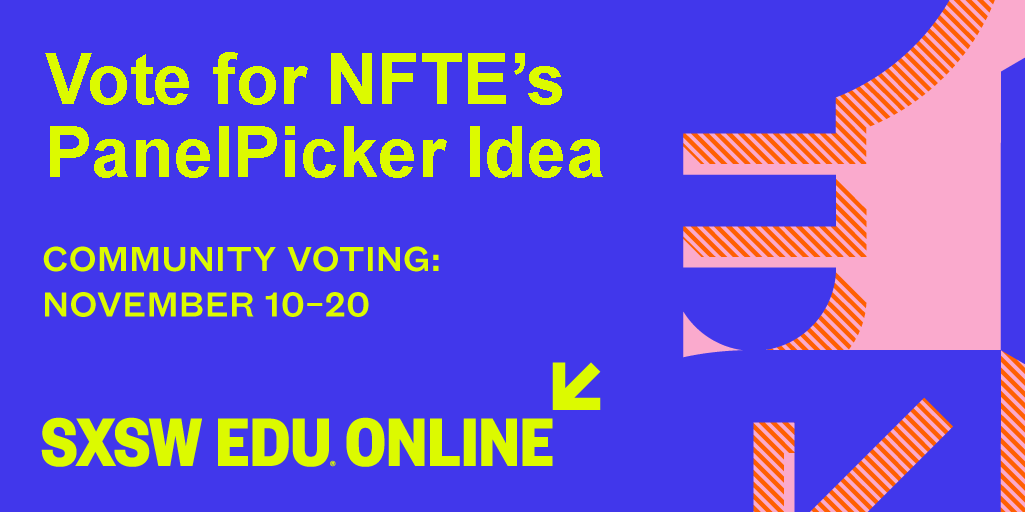 nfte_stl's tweet photo. The @SXSWEDU PanelPicker is live &amp; voting is open! Now we need your help to bring the @NFTE message about #entrepreneurialmindset, diverse young entrepreneurs and #equitable #inclusive economic growth to one of the biggest learning festivals in the world. https://t.co/gOrux9PZPW https://t.co/wc10uhThAu