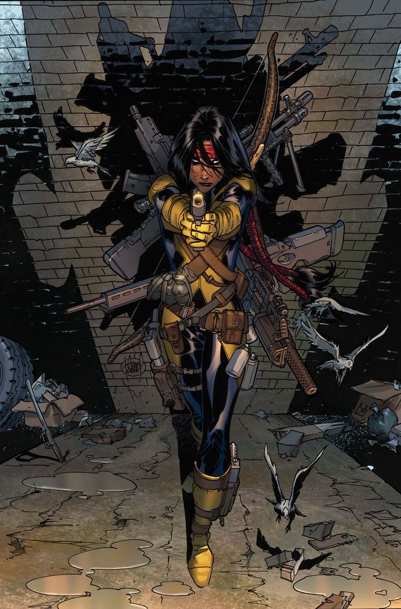 DAY 10:  #ATribeCalledKrakoa Hela's Valkyrie DANI MOONSTAR! An OG member of the New Mutants Dani lost and then regained her mutant powers and has shown that she is a powerful warrior without them. Also a Valkyrie during her spare time. Need more of her  #NativeAmericanHeritageMonth  