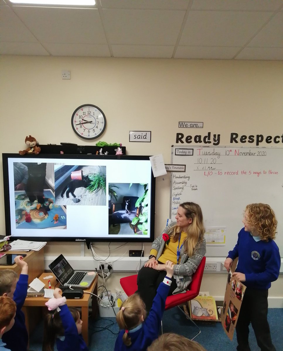 TarvinPrimary's tweet photo. Lewis class thoroughly enjoyed a class assembly about a very cute kitten called Willows today! We loved hearing all about her! #TarvinclassassembliesY3 #pets #speakingandlistening https://t.co/aPZiqGYtSV