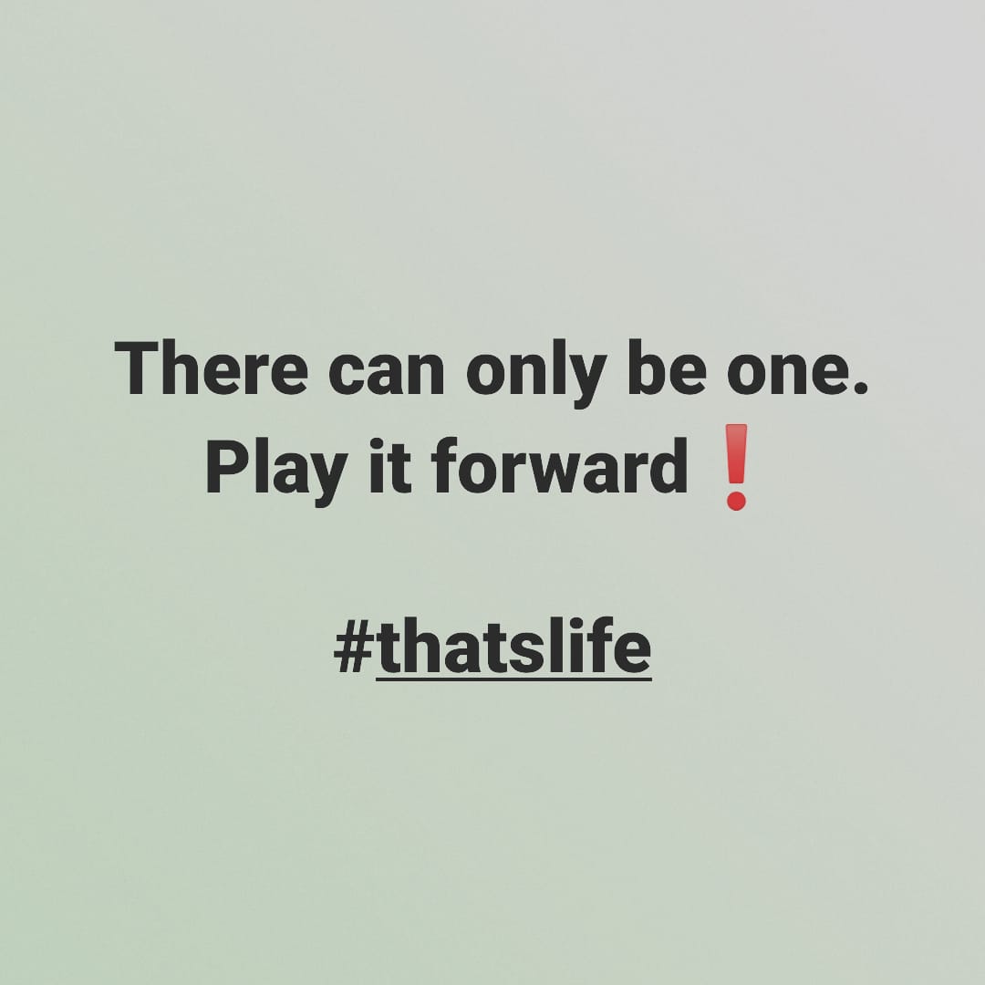 ElYasing's tweet image. #COVID19 
#thatslife 
#playitforward