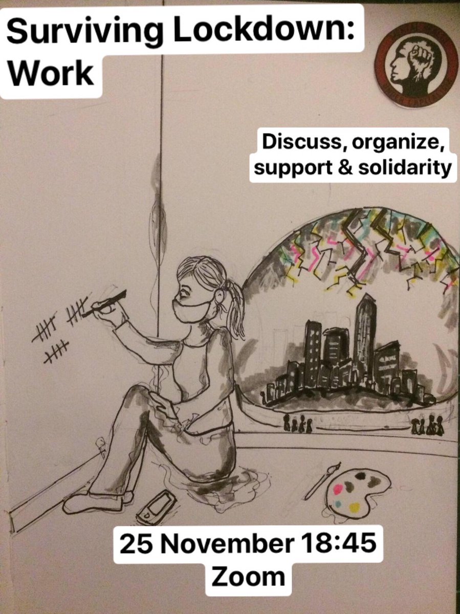 mhucss's tweet photo. Join us on Wednesday 25th November for our meeting to discuss the mental health effects of lockdown and our relationship to work, changes to our lives and the struggle to survive under capitalism. 

https://t.co/8hwZ9mjltP https://t.co/3fjwL37Dfm