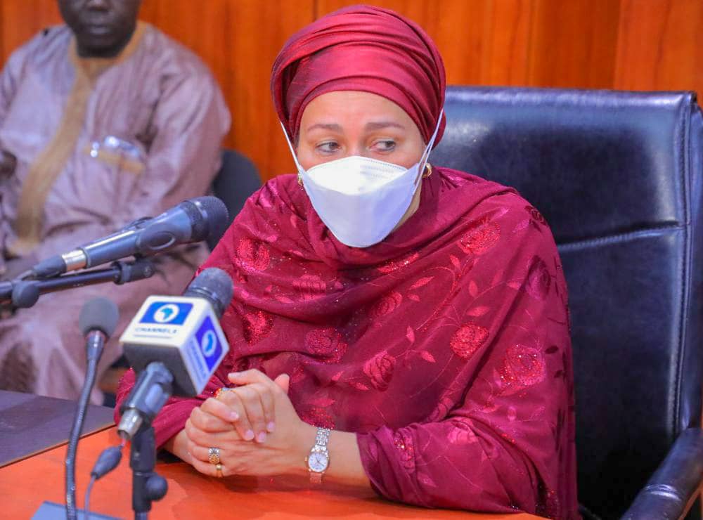 King_Nazbee's tweet photo. UN-DSG: ‘Why I am in Borno’

... Says Buhari praised @ProfZulum thrice on Monday

UN Deputy Secretary General, @AminaJMohammed on Tuesday in Maiduguri, explained the purpose of her one day official trip to Borno

#ReadMore 👇 
https://t.co/1ssj6daEwO https://t.co/m04NlBR5GP