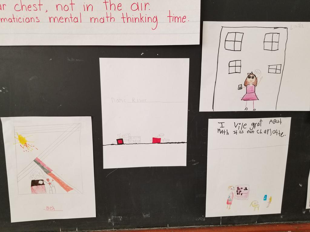MrsK_Clarke's tweet photo. How do you feel about math? Check out our "Me and Math" pictures from our Social Emotional Learning math lesson #wcdsbmath https://t.co/mWmzftKeEp