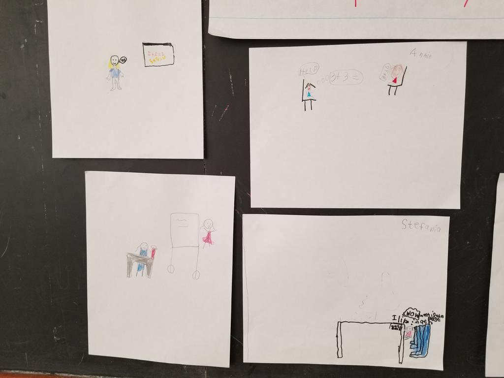MrsK_Clarke's tweet photo. How do you feel about math? Check out our "Me and Math" pictures from our Social Emotional Learning math lesson #wcdsbmath https://t.co/mWmzftKeEp