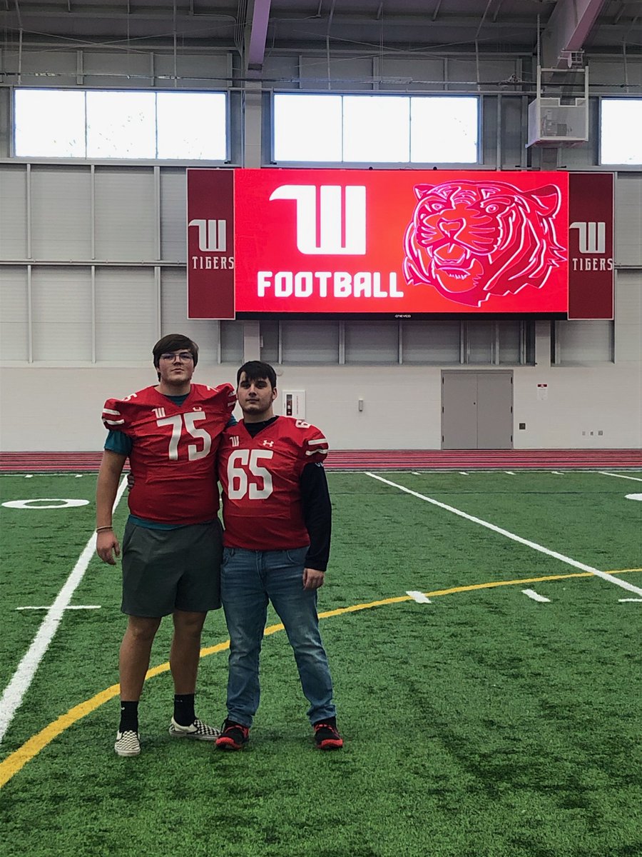 RiderAustin75's tweet photo. Had a great visit at Wittenberg over the weekend! Thank you @CoachFincham and @CoachFlo12 for letting me visit the campus and facilities!! https://t.co/N6xkHjSQ5l