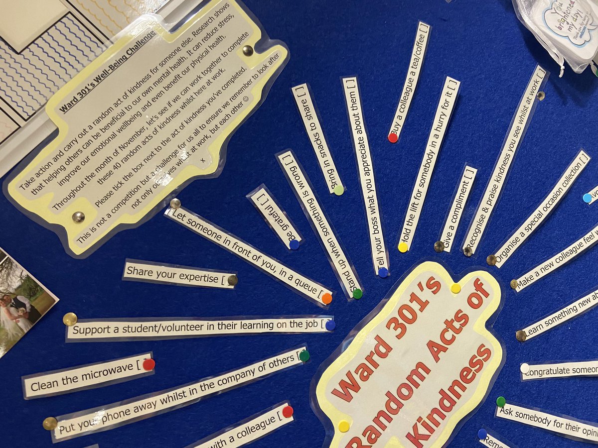 CandyCollyer's tweet photo. One of our wellbeing champions have been very busy today!!! 💙💙💙💙@Fionabarber89!!! Absolutely LOVE this idea! @301Uhdb @sarahlcarter35 @UHDBWellbeing @UHDBTrust @1JamesBuckley @hill_karenhill3 @CathyWinfield @amrawlings https://t.co/9hcgELnMsS