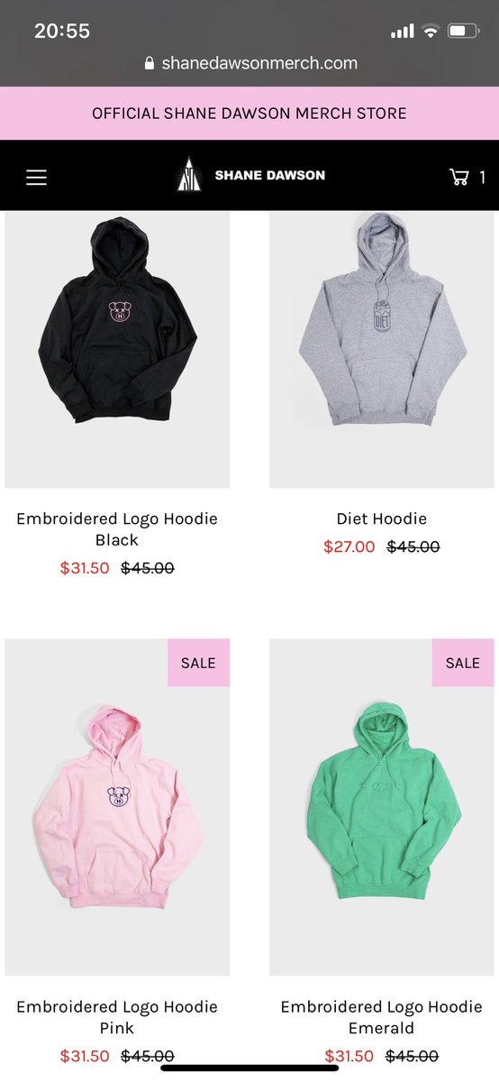 jennylagreaves's tweet photo. All hoodies on sale right now on the @shanedawson store!!!!!!! https://t.co/sYk1xSSjcd