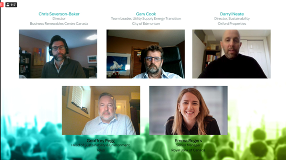 In the future of #energy panel at the #RenewablesForum, presented by <a href="/RenewablesAssoc/">Canadian Renewable Energy Association (CanREA)</a>, <a href="/geoffpegg/">Geoff Pegg</a> from <a href="/TELUS/">TELUS</a> advised that it's critical to educate internal teams on how to support #environmental and #sustainable strategies, and to understand the challenges of power agreements.