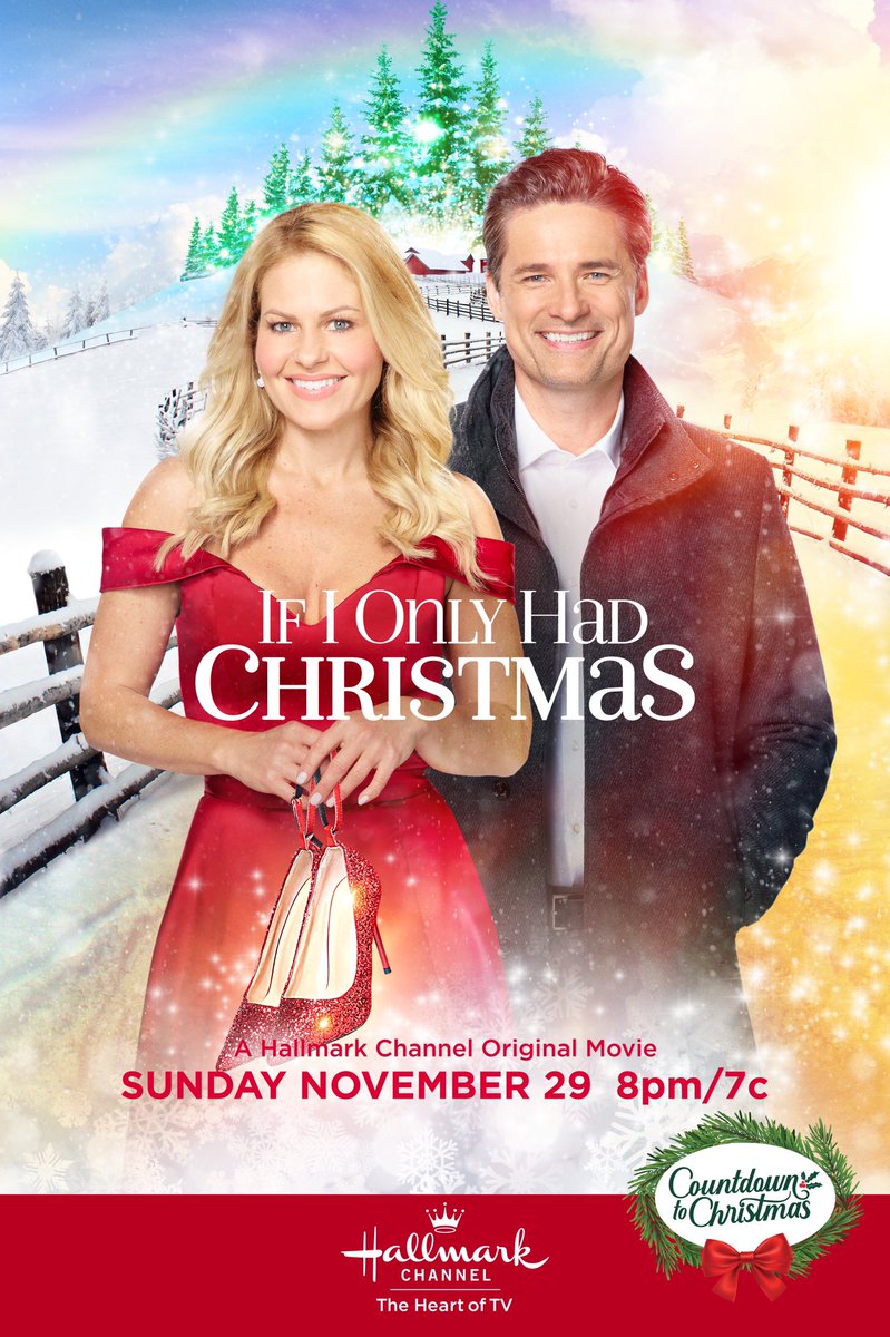 candacecbure's tweet photo. It’s that time of year again— filled with merry, filled with cheer, &amp; filled with brand new @hallmarkchannel Christmas movies 🙌🏼✨

“If I Only Had Christmas” premieres November 29 8pm/7c https://t.co/STIgopjK2M