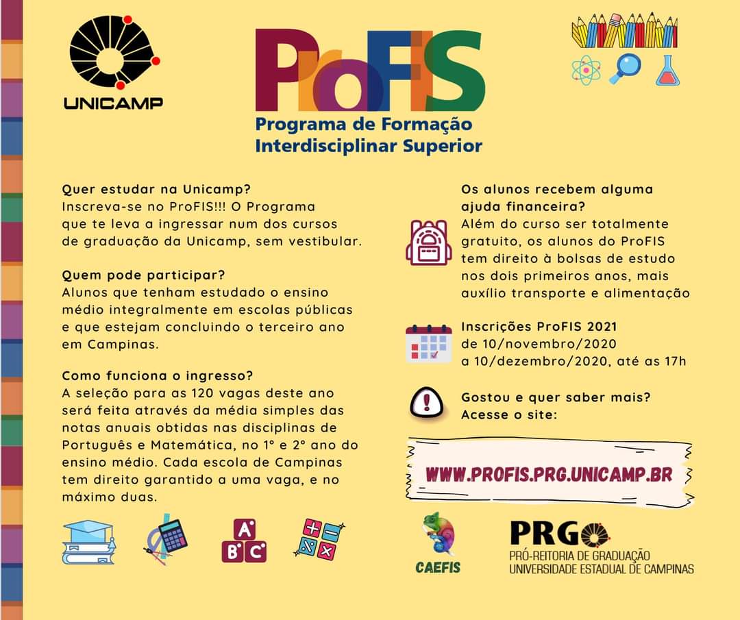 gremio_focus's tweet photo. Atenção galera do terceiro! Começou o período de inscrição para o ProFIS, confira mais informações abaixo. https://t.co/82lx59CpA2