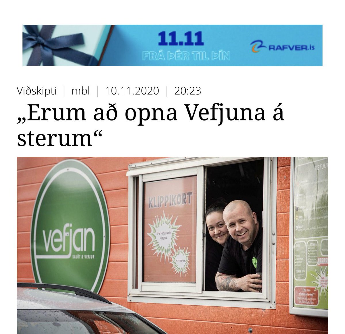 10/10 fyrir hreinskilni