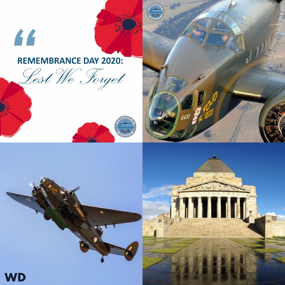 TemoraAviation's tweet photo. We are honoured to take part in today's commemorations by flying the RAAF Historic Flight Hudson over the @shrineofremembrance in Melbourne, Victoria.

#WeRememberThem #LestWeForget https://t.co/EKugMFoVZk