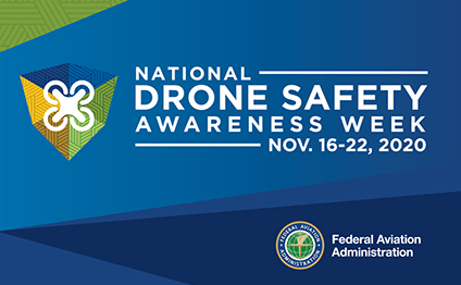FAADroneZone's tweet photo. National Drone Safety Awareness Week is just a few days away! Get ready to get inspired. Check out our guidebook to plan your event, and learn more about our Drone@Home and photo challenges. Photo submission deadline is Nov. 11: https://t.co/4IOGs6FYiI. #DroneWeek #TipTuesday https://t.co/JKT2N5Wipy