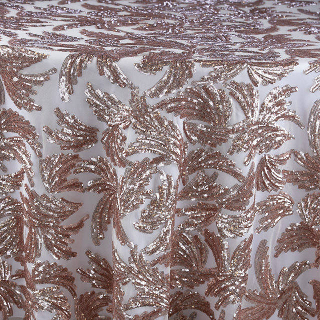 F.S.R.G.
.
.
FAN SEQUIN ROSE GOLD - An overlay linen.
.
#linen #ncrental  #eventrentals  #northcarolina # #ncevents