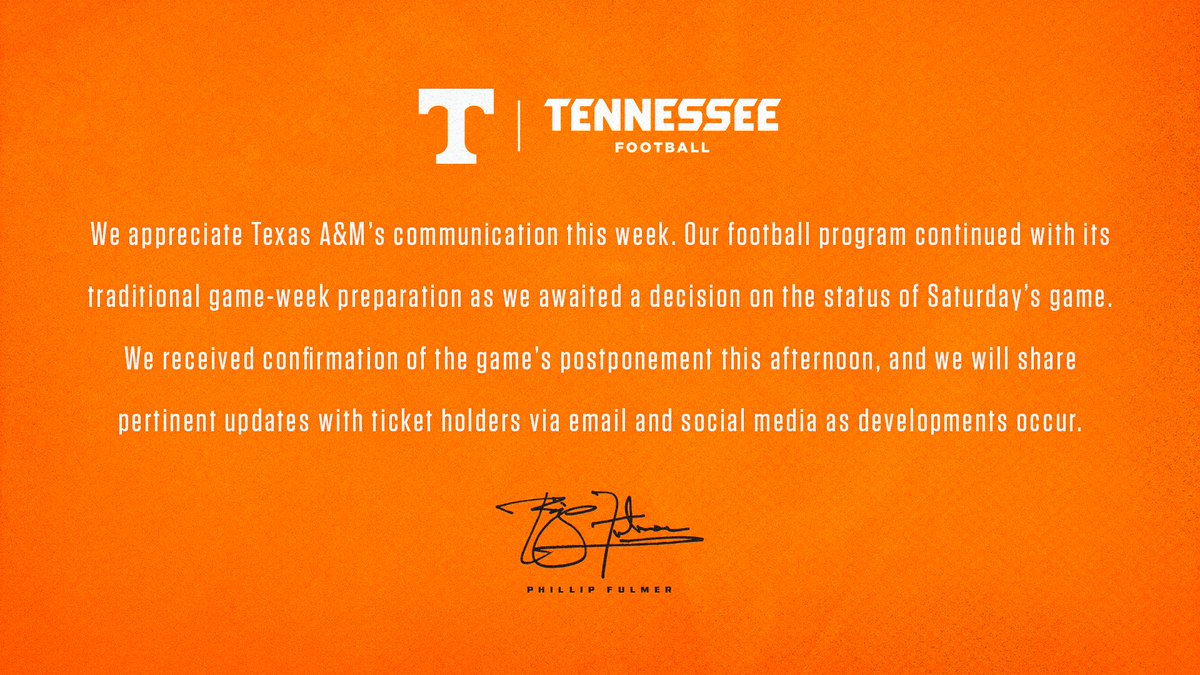 Tennessee Football tweet media