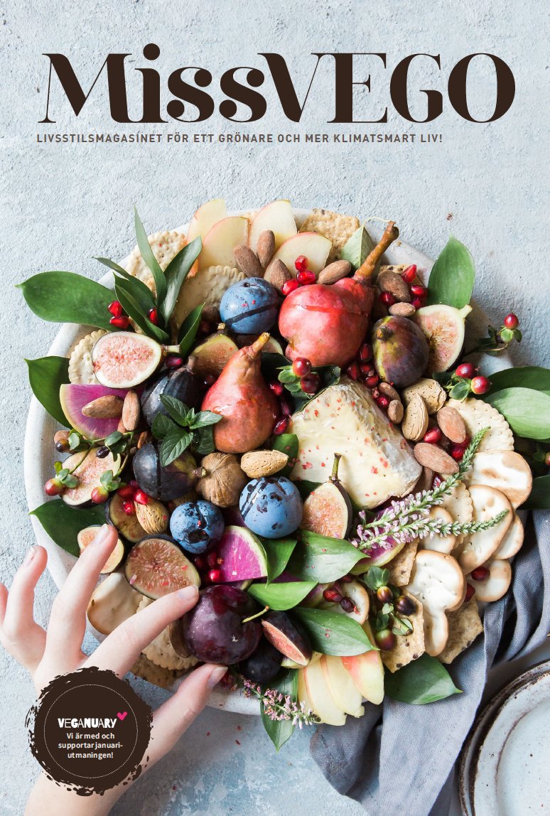 Excited to be working with a brand new Swedish magazine. MissVEGO celebrates a healthy, greener &amp; more sustainable #plantbased lifestyle. 1st issue supports <a href="/veganuary/">Veganuary</a> Even if you don't speak Swedish please #RT &amp; subscribe to the newsletter. 💚missvego.se #veganhour