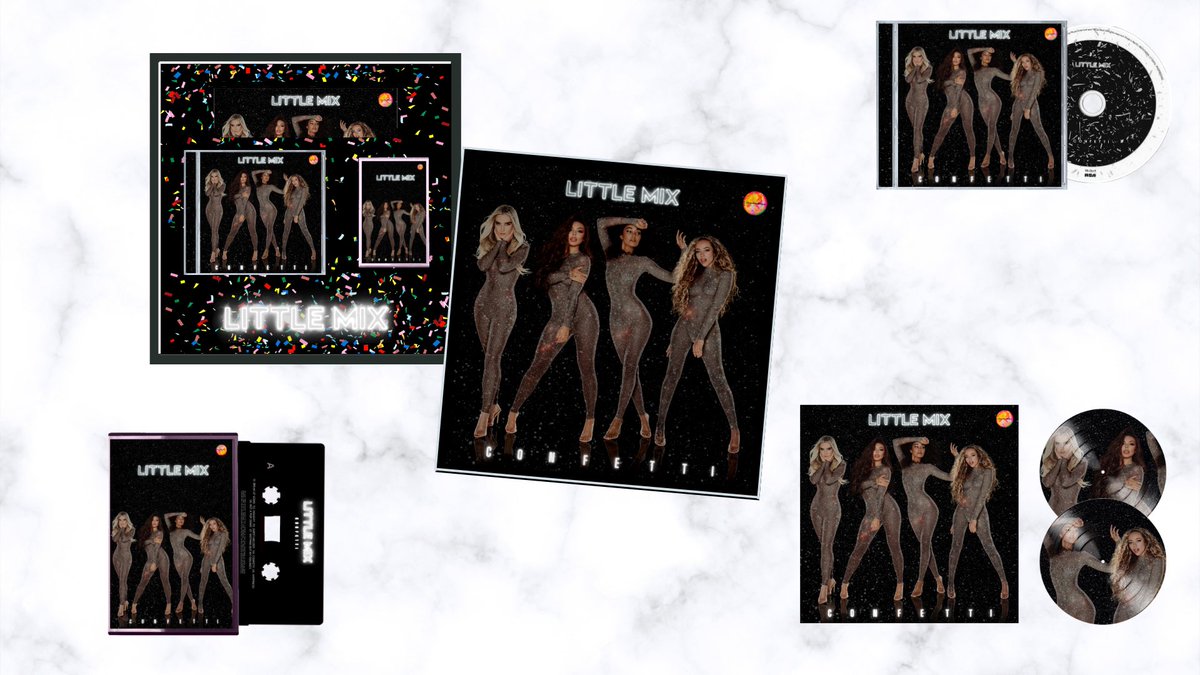 kwarddesigns's tweet photo. Fan made box set artwork for @littlemix new album “Confetti” 

#littlemix #perrieedwards #Confetti #jesynelson #LMConfetti  #leighannepinnock #jadethirlwall #fanmadeart #fanmadeartwork #Littlemixedit #littlemixedits #fanmadecovers #mixers #ConfettiListeningParty https://t.co/Wpqy8g7QjF