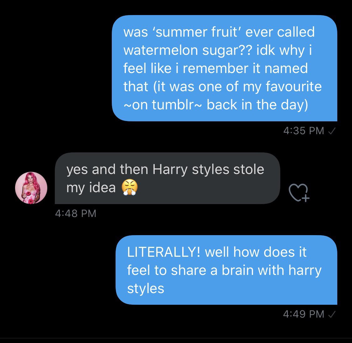 fooIshalsey's tweet photo. *iwlmiic spoiler* 

now that the books out...how can we come for @Harry_Styles bc um... sir.... https://t.co/q1OjsgDg68