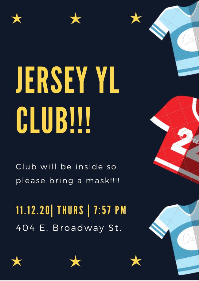 THURSDAY! Can’t wait to see y’all 👀👀 wear your favorite jersey or sports team gear if ya got it! Best night of you week!