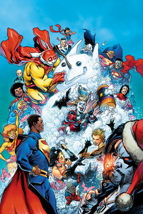 DomoStanton's tweet photo. Yo! @BaruchelNDG @BryanValenza and I teamed up, along with a whole slew of other @DCComics creatives to put something special together that, personally I'M excited about, and you won't want to miss, coming this December! Stay tuned! https://t.co/Ll5uFeWsDd