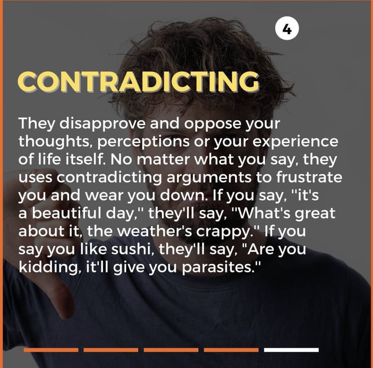 NPD_Podcast's tweet photo. More subtle signs of Narc abuse https://t.co/lFJoyXoKYC
