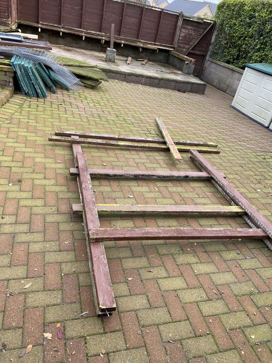 AngsYngEngrs's tweet photo. Our latest Upcycling project taking shape at our mobile workshop. As the employability squad repurpose an old pigeon loft. Can you tell what it is yet?
#DYWpathways #EmpolyabilitySkills #YoungWorkforce https://t.co/nMHObZQTHt
