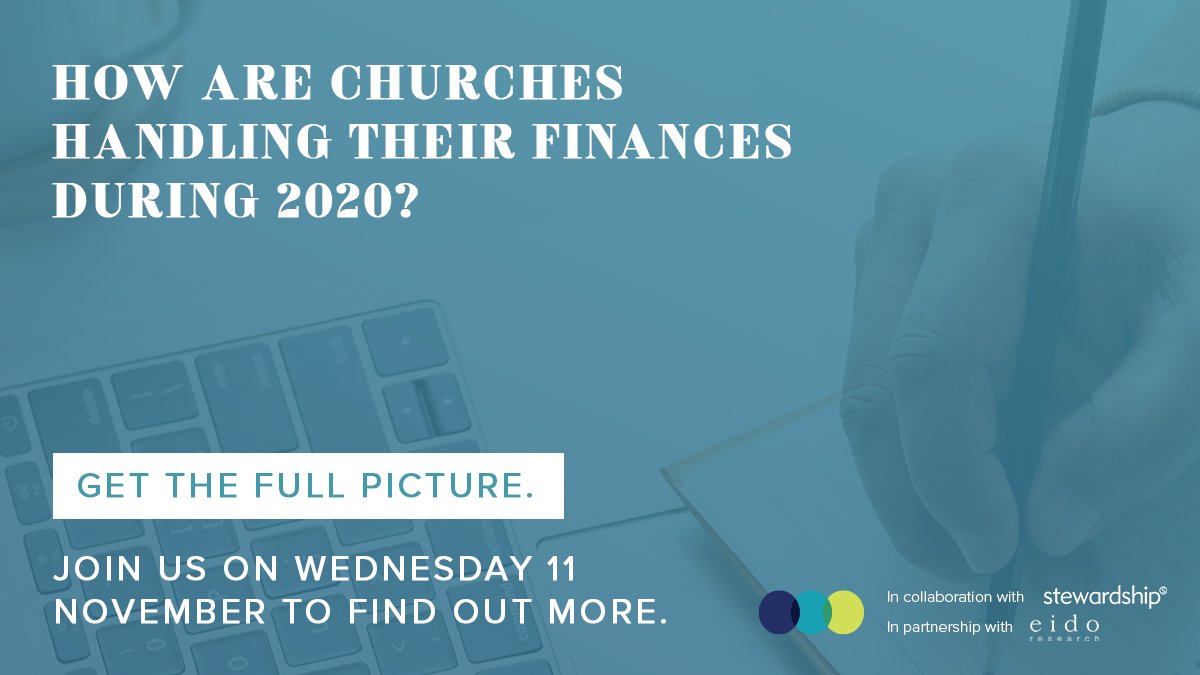 EAUKnews's tweet photo. Join our webinar tomorrow to hear our latest findings on how churches are navigating meetings and finances amid the coronavirus pandemic.
We'll also unpack how this can help you plan for the future.
Register your interest here 👉 https://t.co/8W4ivxPQLf https://t.co/ZLRkjCA7nZ