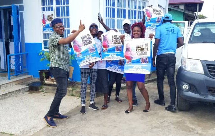 JaneMasaba1's tweet photo. In a bid to popularize the ongoing *BACK TO SCHOOL PROMOTION* in the township of Kenema, the team  did a strategic joint demand creation engaging main roads and market places in the city of Kenema.

*THE YEAR OF OUR CENTRES* https://t.co/6j3NYnaEkj