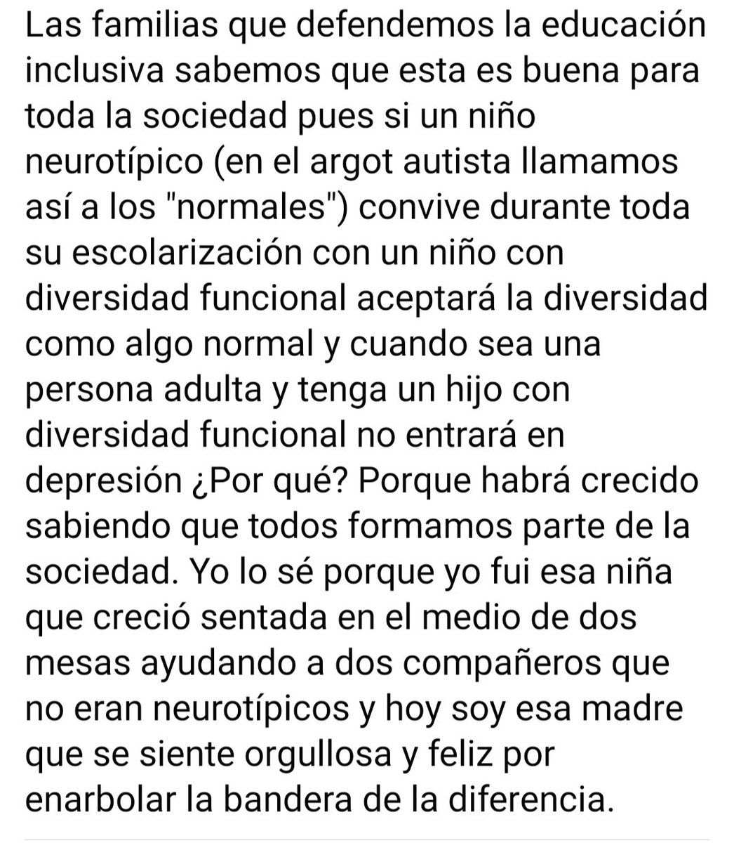 DeAutismo's tweet photo. No van a cerrar los colegios de educación especial, es mentira. https://t.co/W89BNShfYq