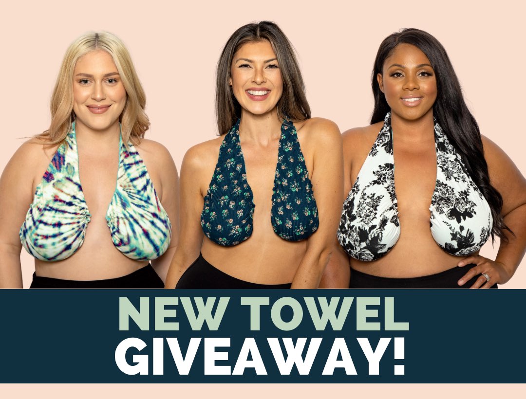 Ta-Ta Towels on X: ✨NEW TOWEL #GIVEAWAY✨ We just released our new towels  and we are celebrating by giving away three towels to three lucky ladies!  Enter on Instagram!  Enter by