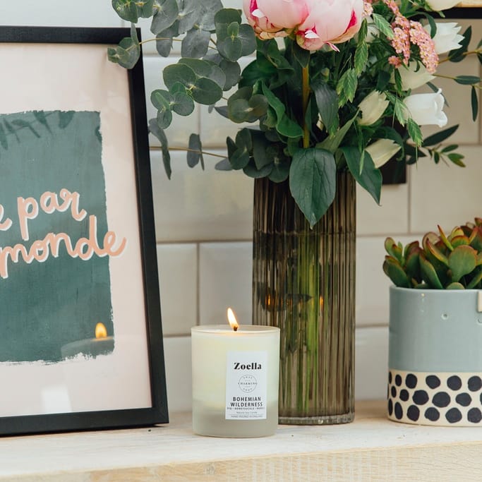 CharmingShopUK's tweet photo. #SALE - 20% off! Only 3 hours left to pick up a @zoella x @etsyuk @etsy Bohemian Wilderness candle- designed by @zoesugg &amp; @thatcharmingshop

https://t.co/bVBBiQM2W6

#zoellaxetsy #zoella #etsy #thatcharmingshop #candles #vegan #vegangifts #christmas #christmasgifts #giftguide https://t.co/KFlQV8JuwW
