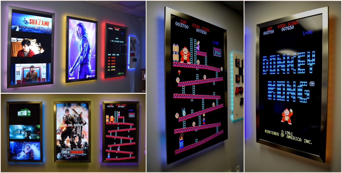 jdsmarthome's tweet photo. Wanna be the coolest gift giver this holiday? Give that special someone 1, or all 3 of our Digital Boards.
Digital Movie Poster Board.
Digital Movie Trailer Board.
Digital Arcade Game Board.
Custom made for each owner.
Call now and order yours. (210) 663-3146 https://t.co/in20s74Xj5