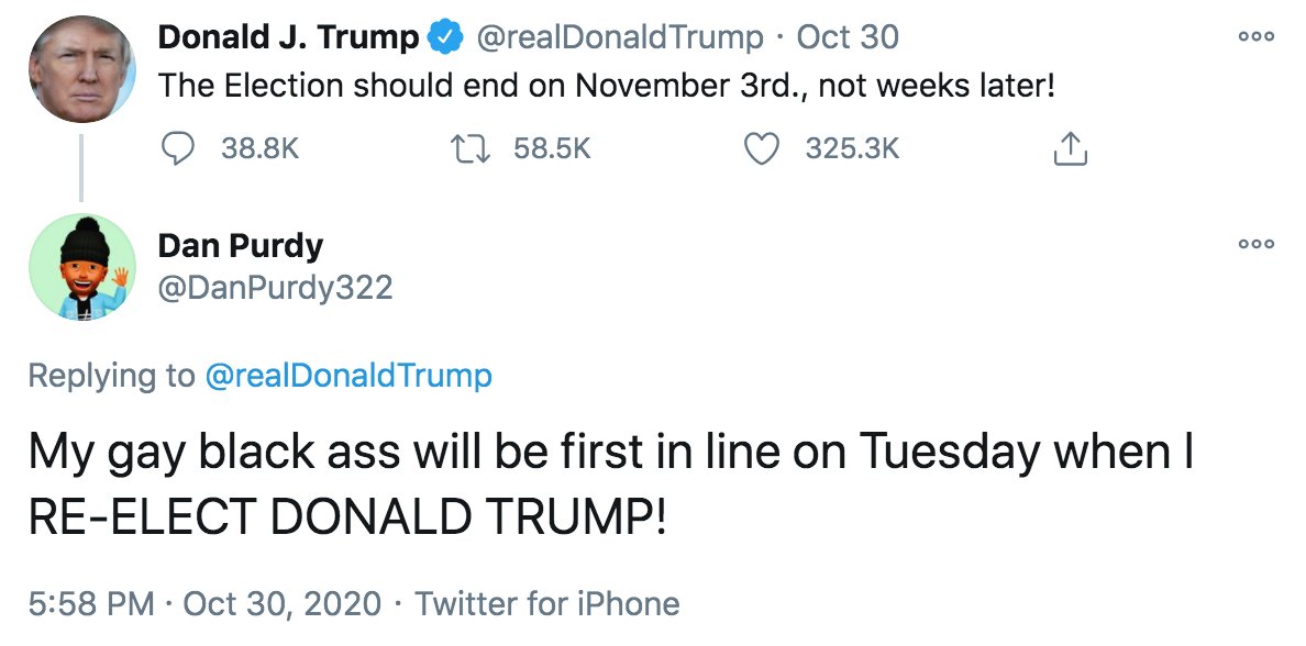 the private black gay trump supporter