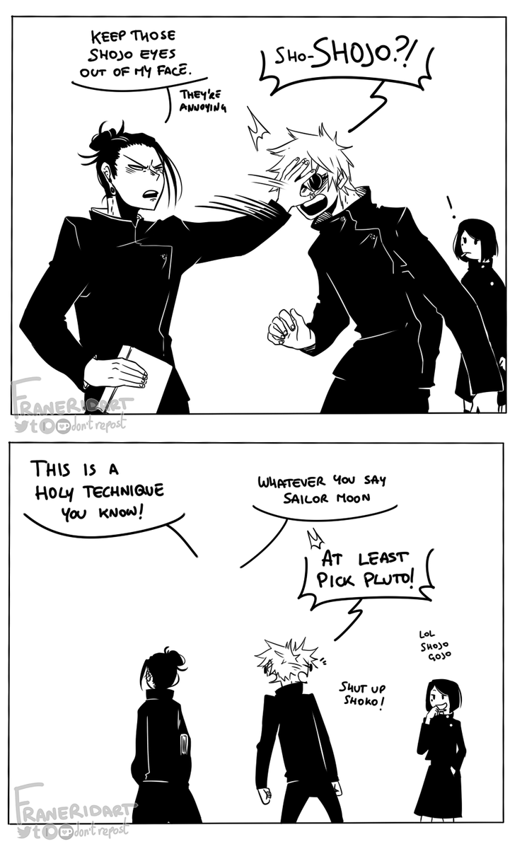 [jujutsu kaisen] it's especially annoying cause he actually likes them 
