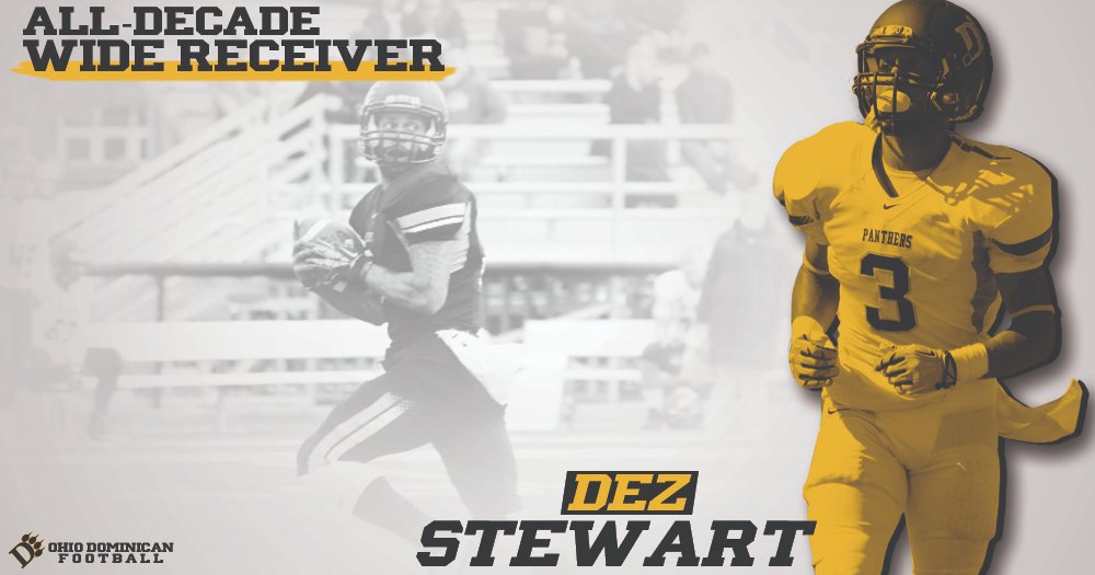 ODUAthletics's tweet image. 6⃣2⃣2⃣ Receptions
8⃣9⃣1⃣6⃣ Receiving Yards
8⃣1⃣ Receiving Touchdowns

Safe to say our @OhioDominicanFB All-Decade Pass Catchers were and STILL ARE busy during their time with the Black &amp;amp; Gold! #ODUPanthers  #ODUFB

📰: ohiodominicanpanthers.com/sports/fball/2…
