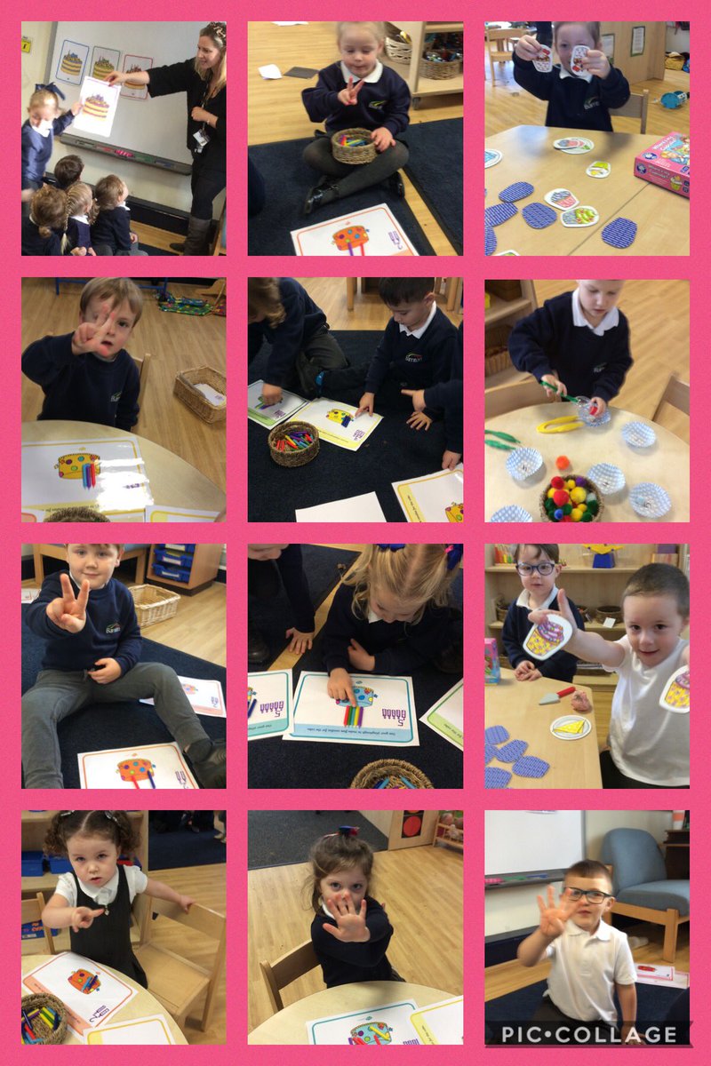 Today Nursery have been practising their counting. We started the day with a number rhyme, 5 little cakes, then we counted the correct number of candles on the cakes and we played a cupcake pairs game! <a href="/BarntonMrsL/">Alison Lawson</a> <a href="/barntonminis/">Debs Stewart</a>