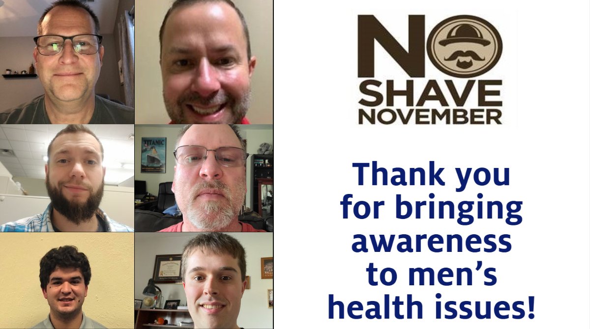 CIVISTABANK's tweet photo. It's No Shave November! To bring awareness to men's health issues some of our Civista team members are competing to see who can grow the best beard by the end of the month. #LetItGrow #NoShaveNovember #BeforePics https://t.co/dsB9m8Mmp1