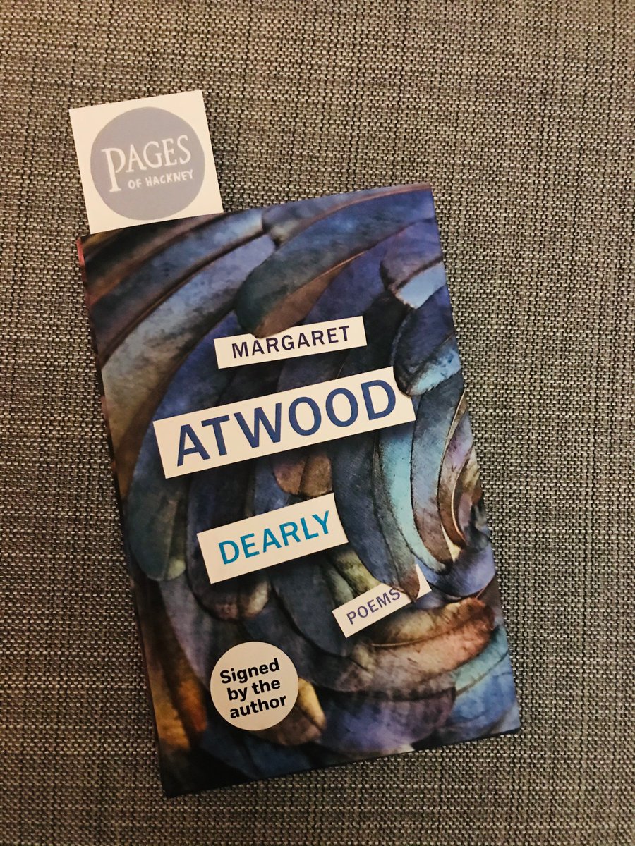 LisR's tweet photo. @pagesofhackney excited to receive the new @MargaretAtwood poetry collection today! I’m loving your delivery service during lockdown. Thank you ❤️ https://t.co/78grOEUxS6